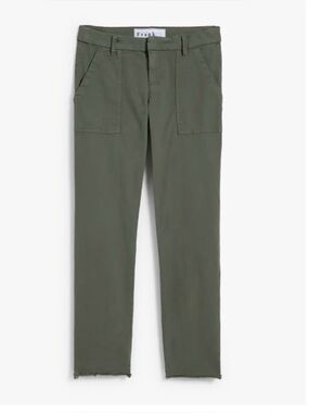 NEW Frank & Eileen Blackrock Italian Utility Pants Women Size 6
